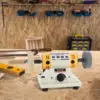 350W Adjustable Speed Bench Grinder Polishing Machine For DIY Woodworking Jade Jewelry Dental Bench Lathe Machine With Meta 4