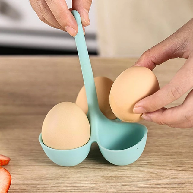 3-in-1 Cook, Store and Serve Egg Holder, Penguin-Shaped Boiled Egg Cooker  for Making Soft or Hard Boiled Eggs, Holds 6 Eggs for Easy Cooking and  Fridge Storage 