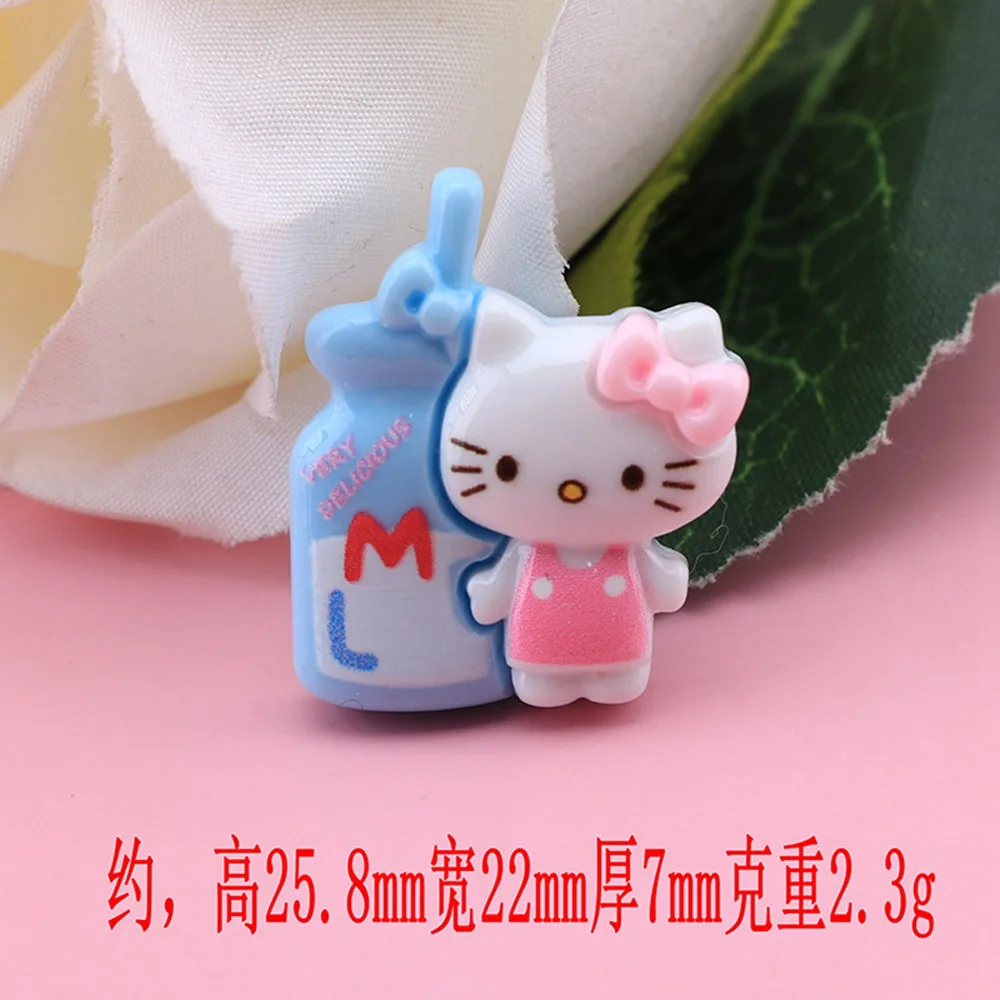 Simulation Stones Decor Accessories Resin Jewelry Accessories Cartoon Animals Nail Art Accessories Cartoon Animal Nail Art Crafts Resin Embellishments 10Pcs Cute Mini Cartoon Animal Cat Series Flat Back Cabochon Ornament