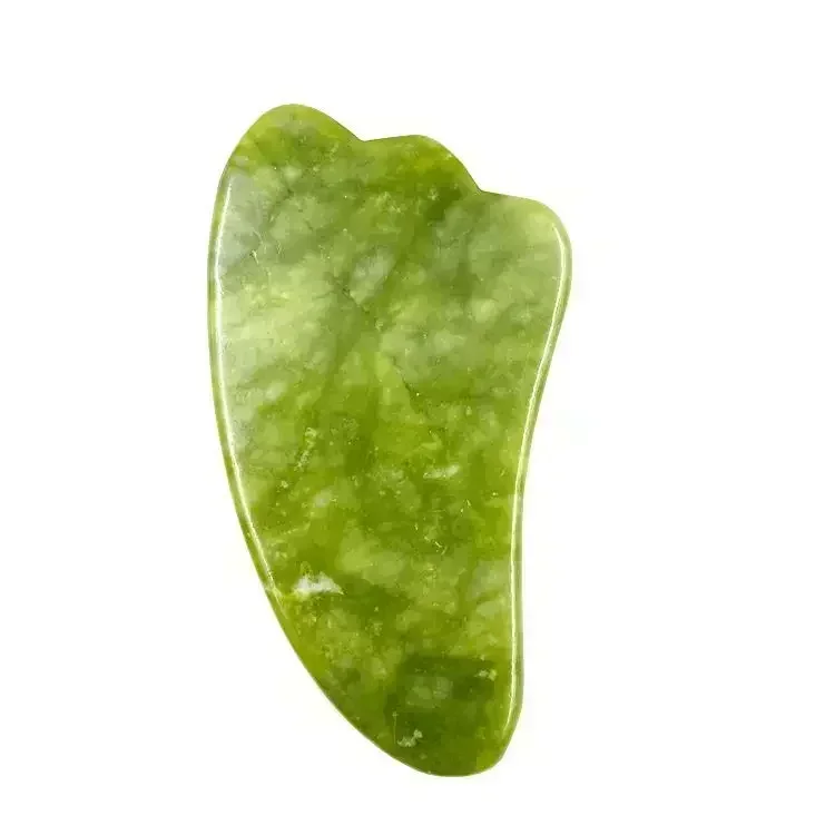 Exquisite Jade Gua Sha Facial Massage Tool - Revitalizing Eye and Skin Care Spa Stone