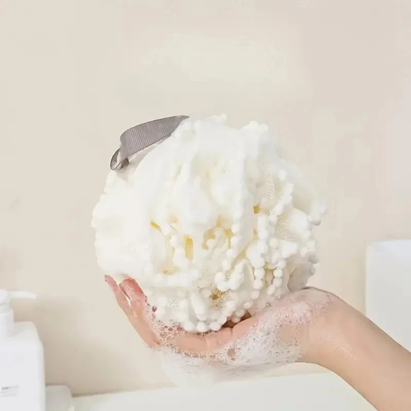 New Foam Sponge Stick Body Soft Shower Flower Tennis Skin Cleaning Tool Bathtub Ball Bathroom Accessories