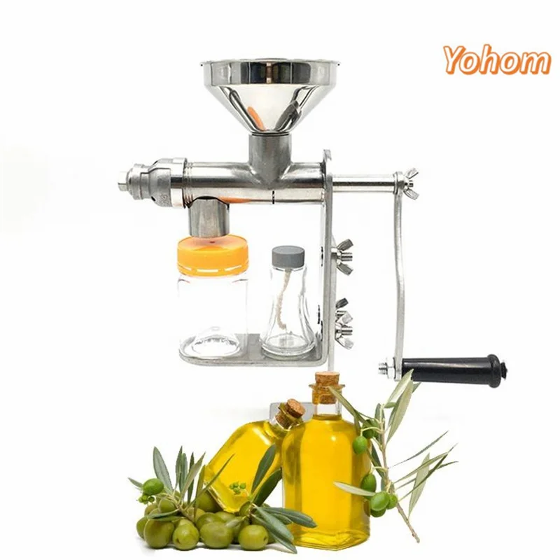 

Mini Palm Oil Press Machine Multifunctional Manual Stainless Steel Sunflower Seed Oil Expeller Oil Press Machine