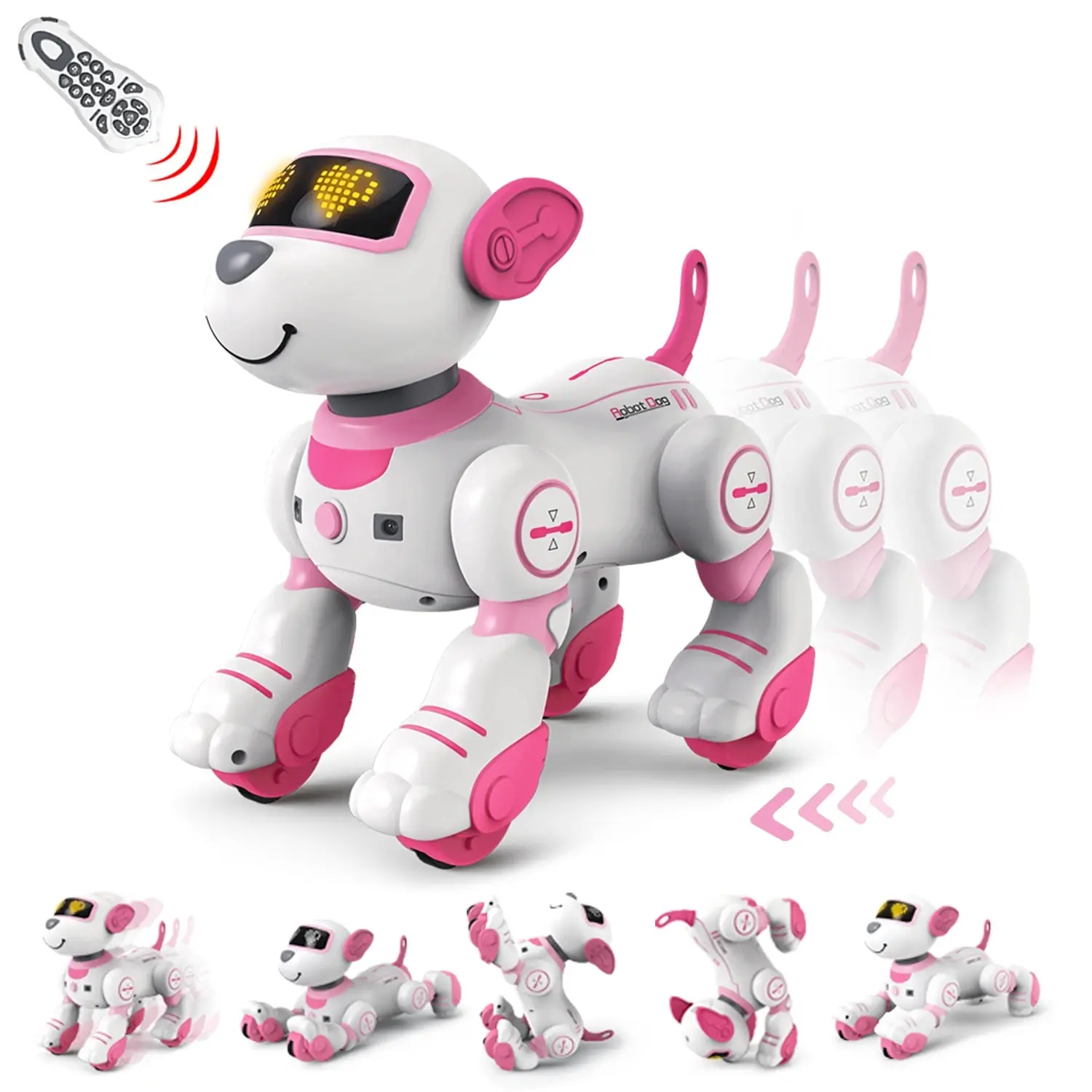 Remote Control Robot Dog Programmable Smart Interactive Stunt With Touch Function Singing Dancing Walking