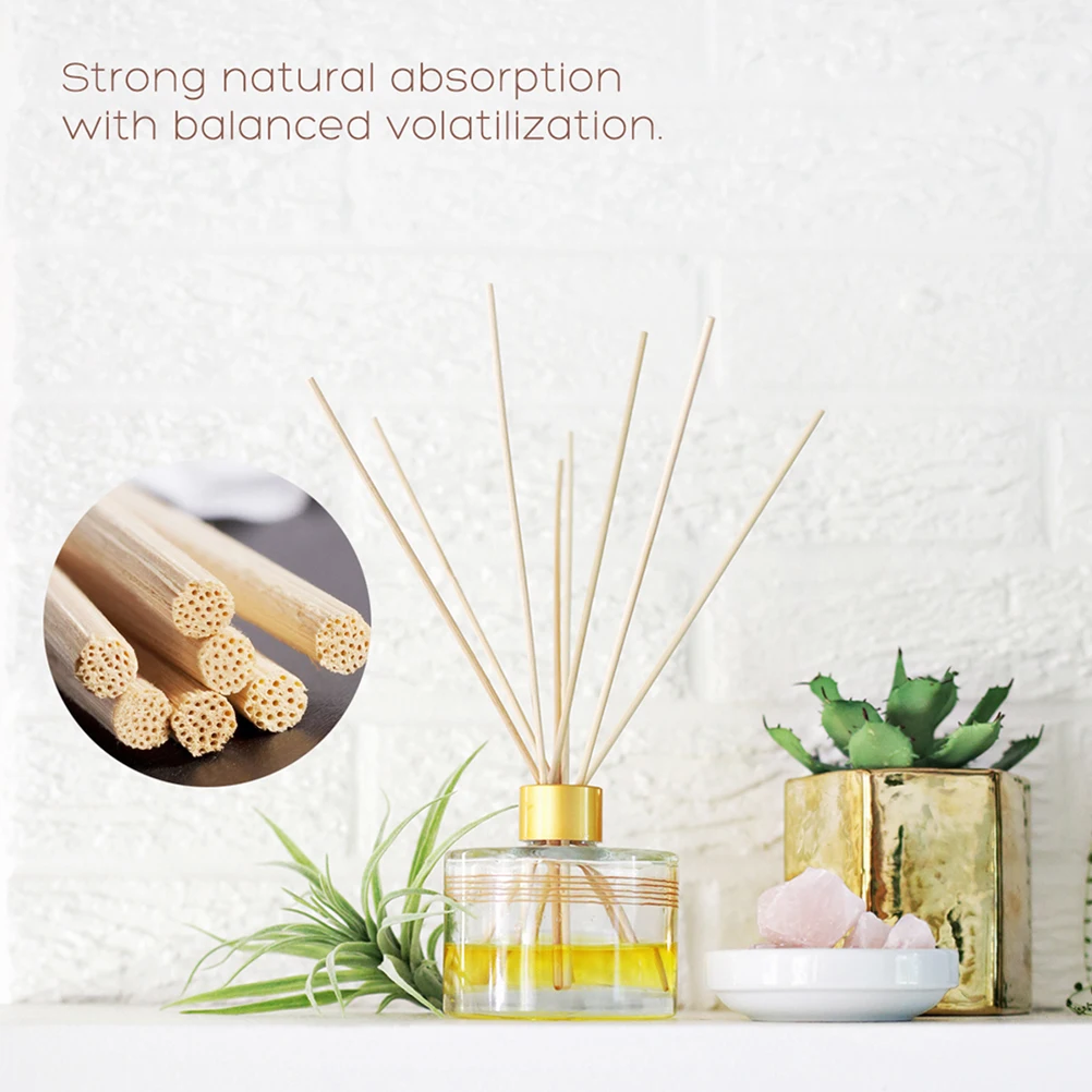 30pcs Essential Oil Diffuser Sticks Rattan Reed Accessories Bamboo Reeds Aroma DIY Handmade Aromatherapy Diffuser Refill Sticks
