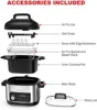 Galanz 8-in-1 Multi Cooker with Air Fry, Sous Vide, Rice, Sauté, Slow Cook, Steam,Roast, & Grill - Removable 8 QT Cooking Bowl 6