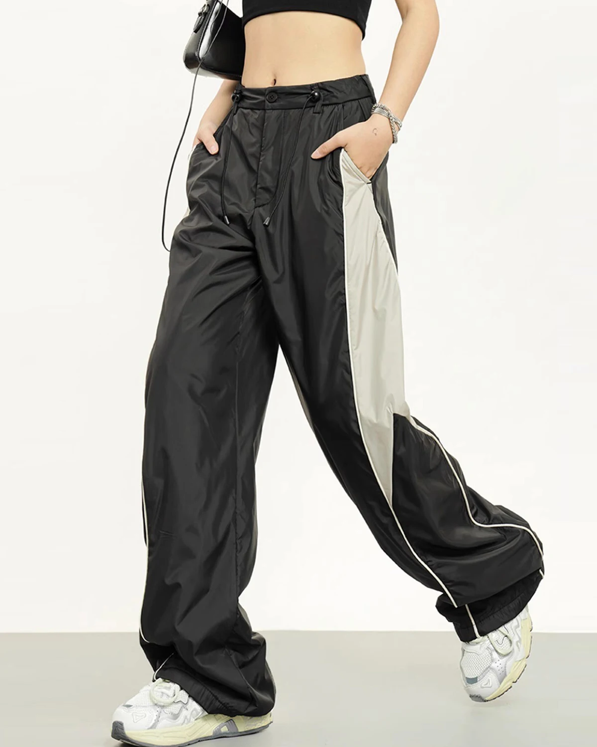 Women's Y2K Clothes Vintage Sweatpants Track High Street Casual Pants Baggy Couple Wide Leg Trousers Jogger Fashion Style 2023
