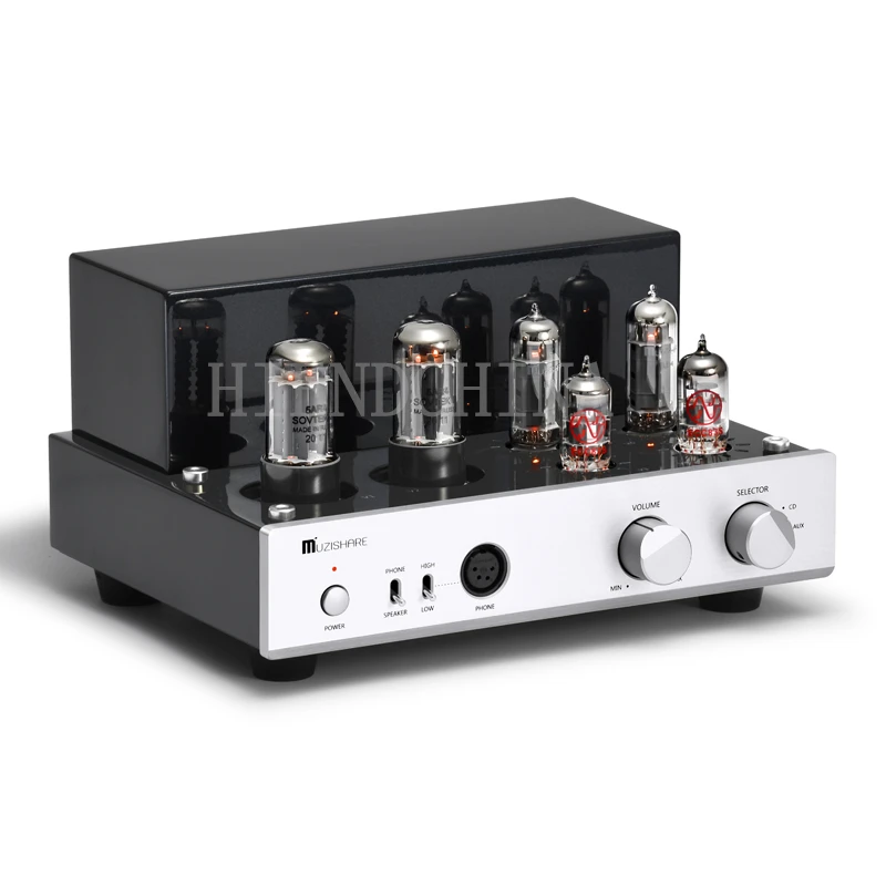 

J-012 MUZISHARE X3T 5AR4*2 Dual Rectifier Circuit Integrated Vacuum Tube Amplifier EL84*2 Pure Class A Single-ended Power Amp