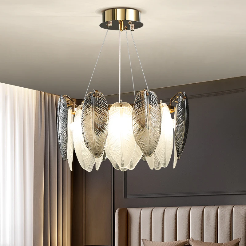 Feather Modern Luxury Chandelier