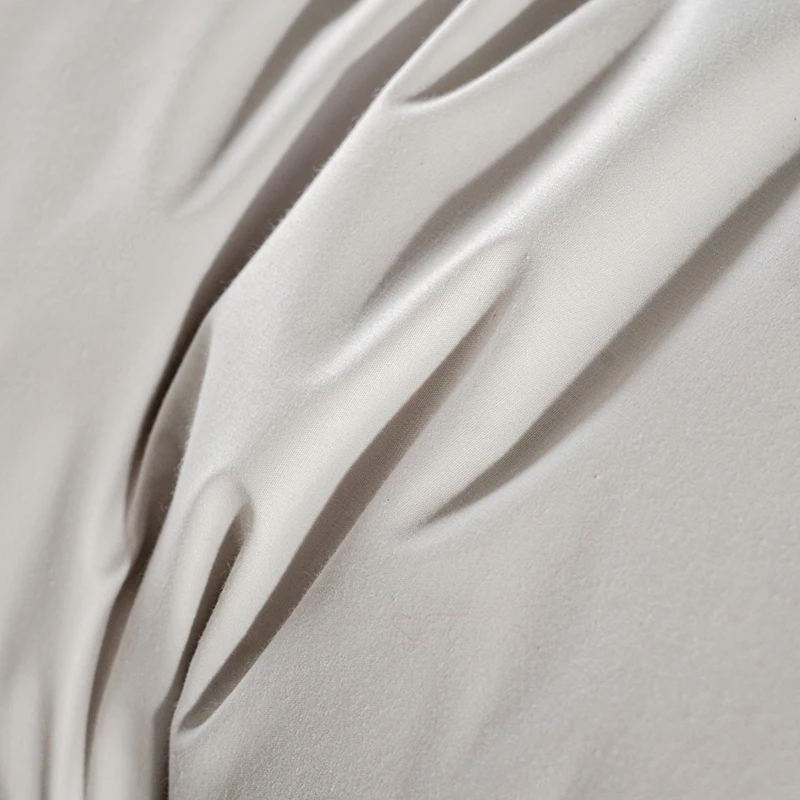 Luxury 2pcs Goose Down Feather Pillows 3D Bread Pleated Neck Protection 100% Cotton Cover Bed Pillow for Sleeping Hotel Quality 5