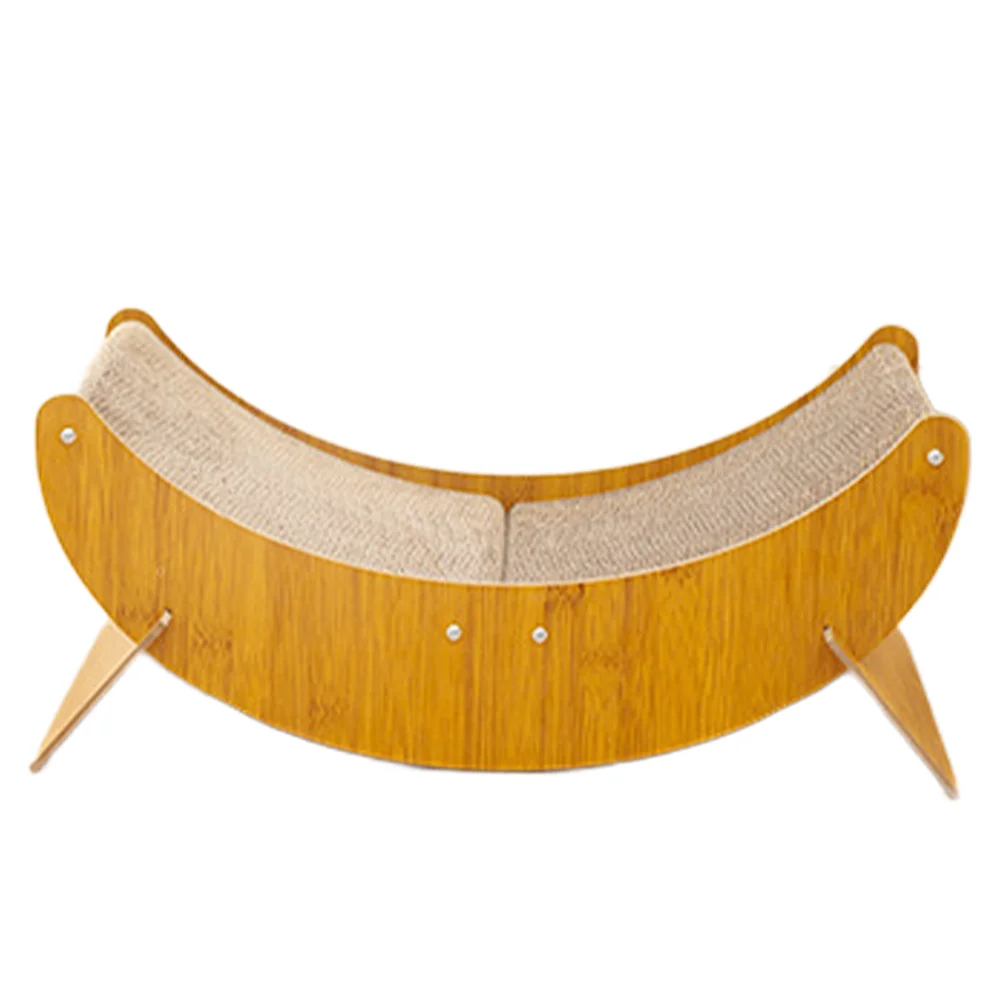 

Cat Scratching Board Sofa Toy Scratcher Scraper Room Pad Large Interesting Kitten Wood