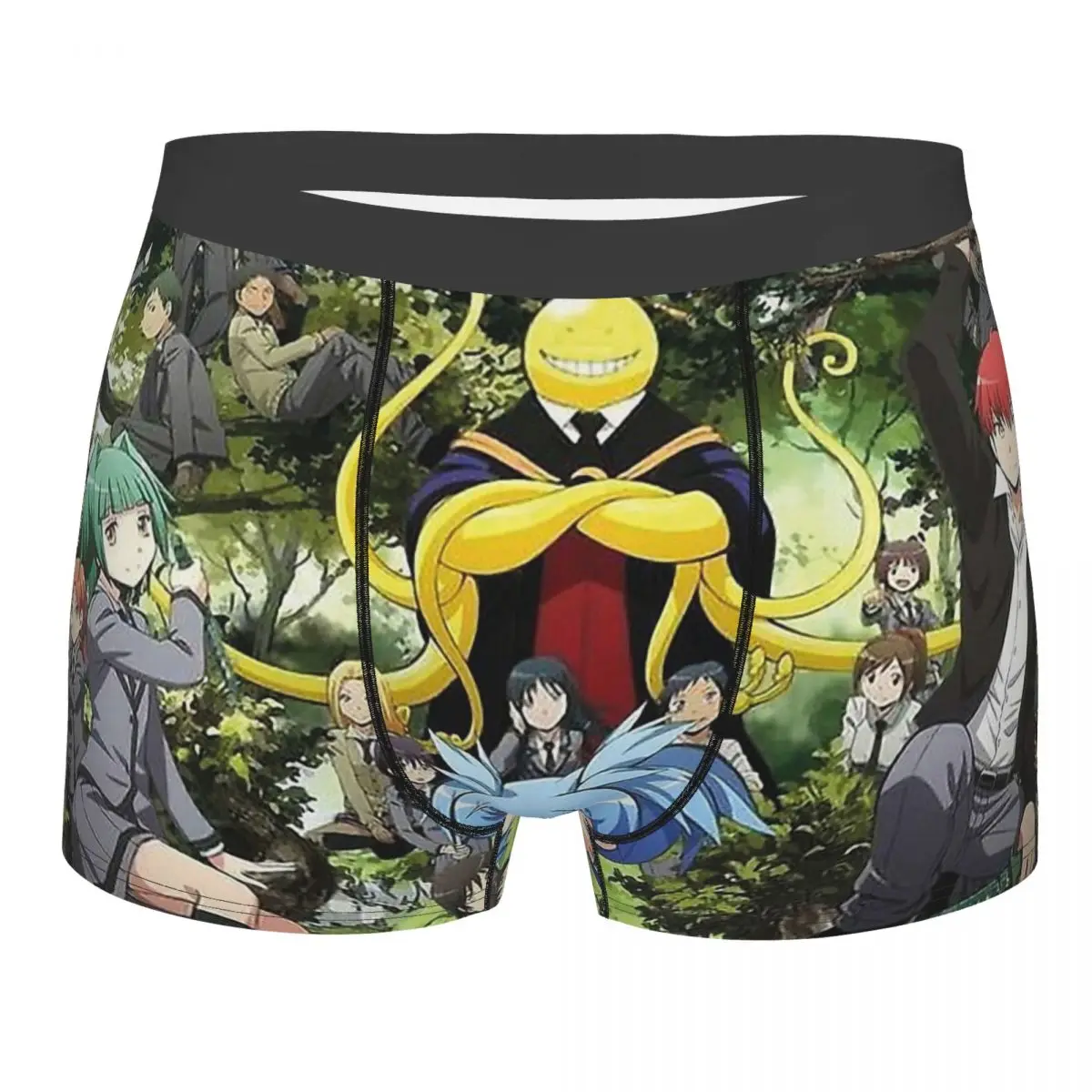 

Novelty Boxer Outdoor In The Trees Shorts Panties Assassination Classroom Comedy Anime Briefs Men's Underpants for Male Size