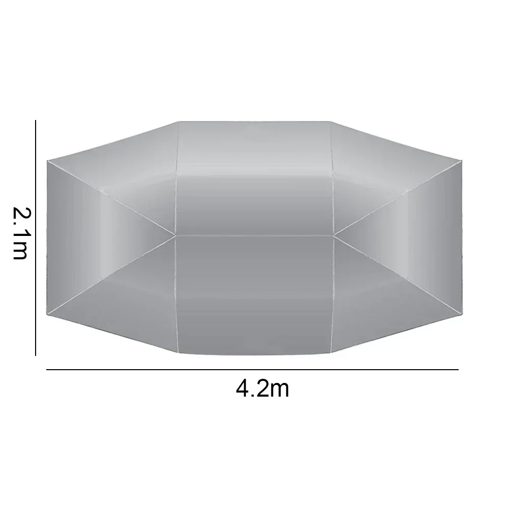 Outdoor Blue Car Vehicle Tent Umbrella Sun Shade Cover