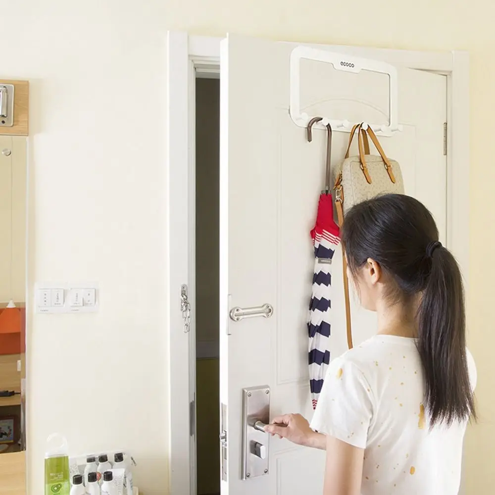 Door Hooks Coat Towel Rack Door Back Rack Kitchen Bathroom Storage No Trace Tools Clothes Hooks