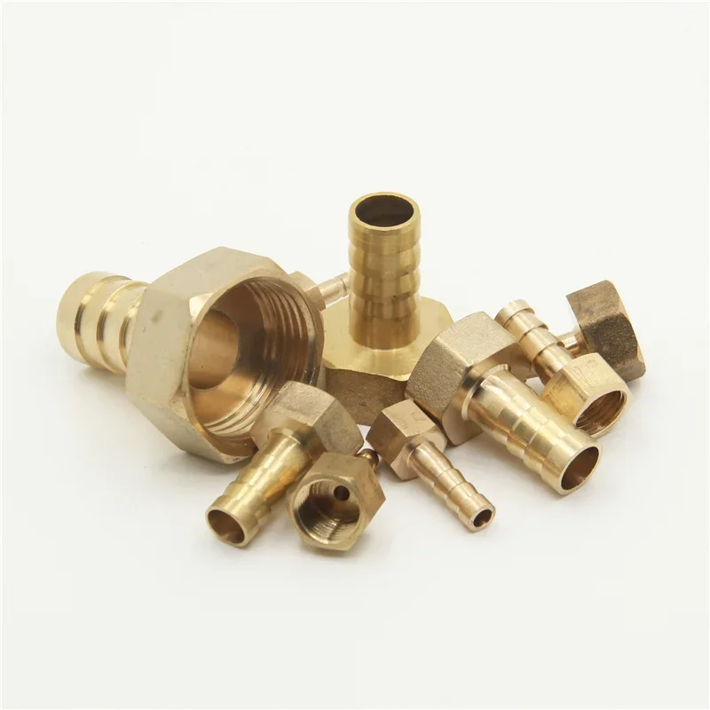 Water Pipe Fitting Pagoda Connector 6 8 10 12 14mm Hose Barb 1/8 1/4 3/8 1/2 inch Thread