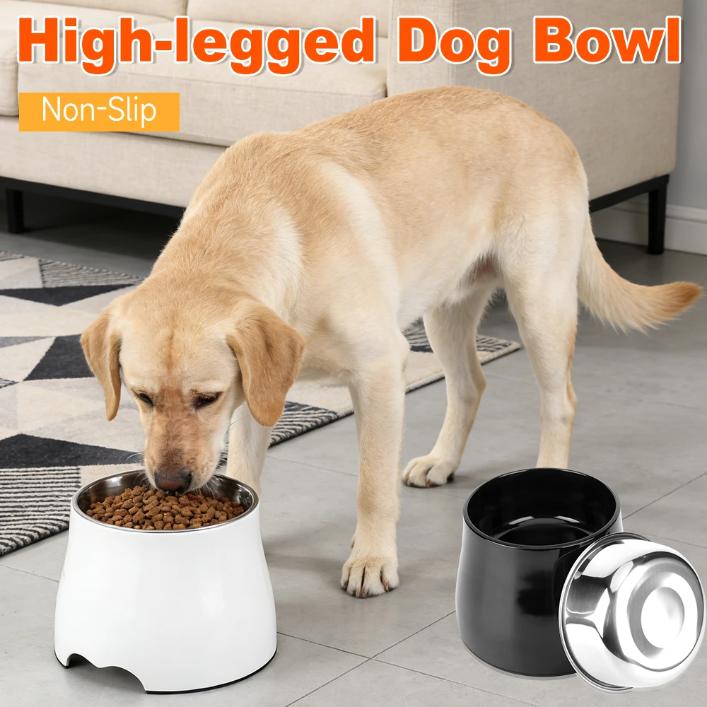 Elevated Dog Bowl Non Slip Stainless Steel Feeder