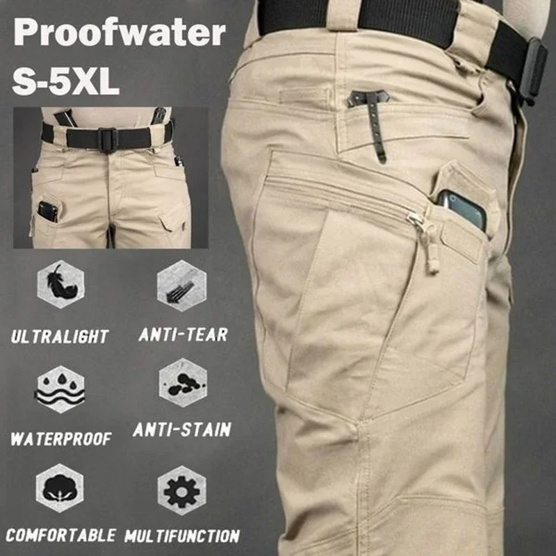 Men's Urban Waterproof Ripstop Tactical Pants