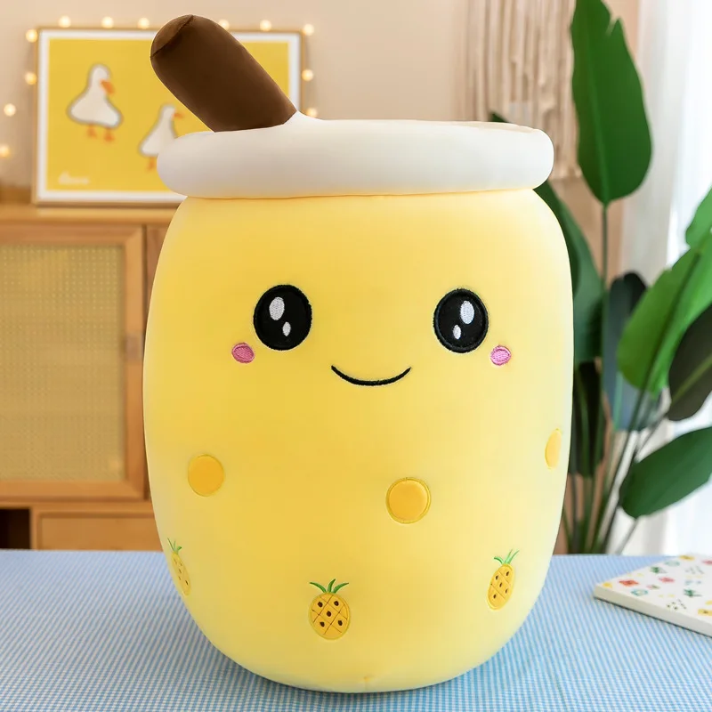 thumbnail image 1 of 22-70cm Giant Size Bubble Tea Plushies Squishy Milk Tea Boba Pillow Peluche Ice Cream Fruits Juice Drink Bottle Prop Decor Gift, 1 of 5