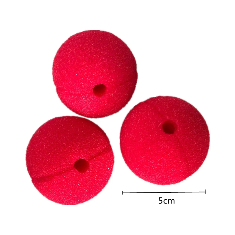 Halloween Costume Props Clown Costume Nose Red Sponge Ball - Temu