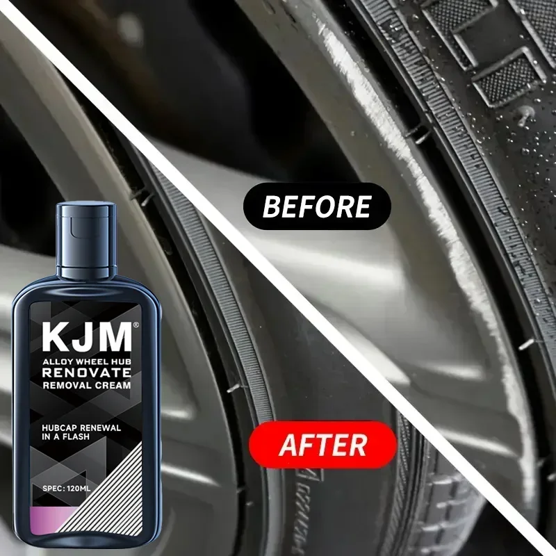 Wheel hub Repair Cream -Car rim shine enhancer, protective wax, anti-cracking foam cleaner, suitable for car maintenance details