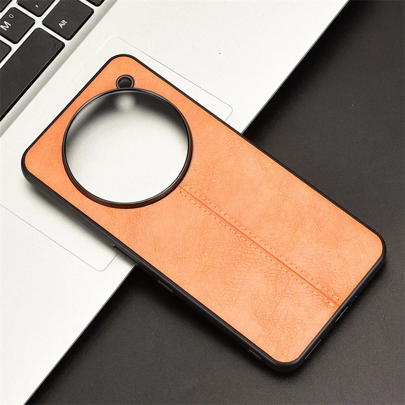 Premium PU Leather Shockproof Matte Phone Case - Durable Hard Cover
