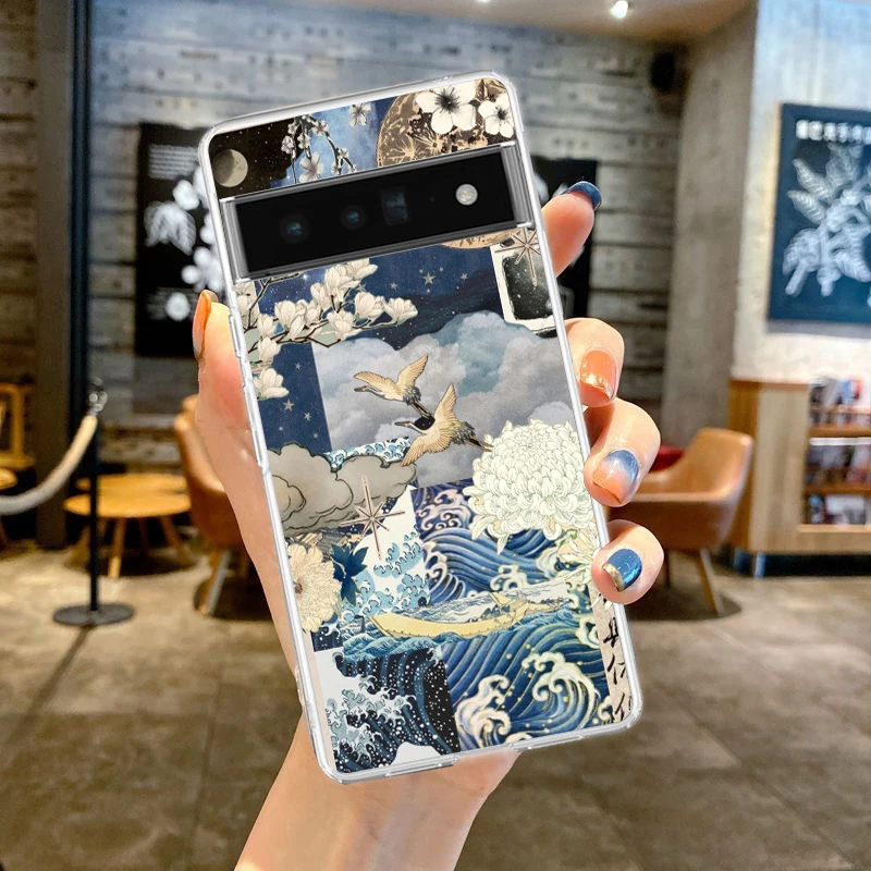 Clear TPU Soft Phone Case with Japan Tokyo Osaka Kanagawa Label Design