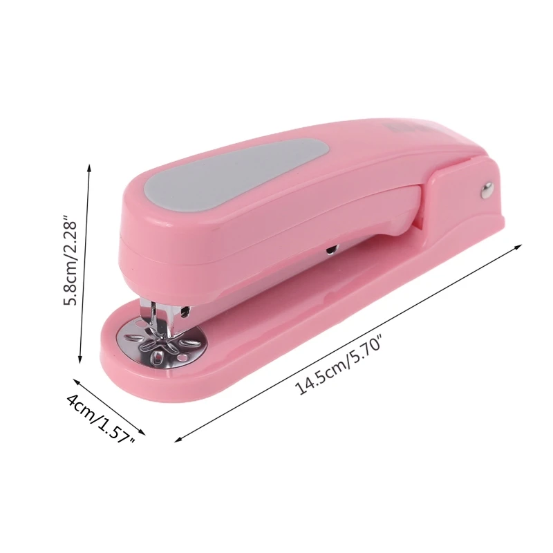 360 Degree Rotary Stapler 2-25 Sheets Paper Capacity Bookbinding Machine Manual Binding Supplies For Office Home School