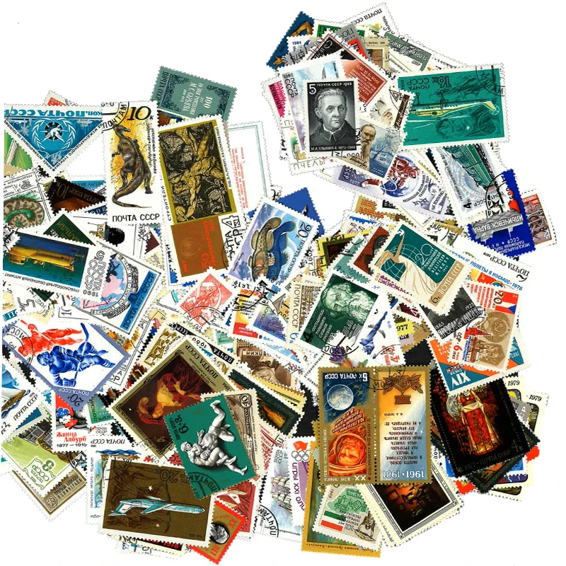 Postage Stamps 1000 Europe Asia Africa America Ocean Original Stamps World Postage Stamp with Postmark Good Condition No Repeat