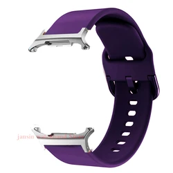 Breathable Silicone Sports Band Bracelet - Colorful Watchband Strap - Galaxy 8Classic 46mm (Deep Purple)