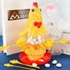 Funny Hen Laying Eggs Hair Pulling board Game Stick Family Gathering Interactive Tabletop Game Egg Drop Toys for party gift kids 4