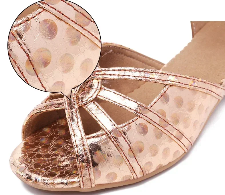 Uonpie Latin Ballroom Dansschoenen voor Vrouwen 5cm Hak Danspraktijk, Zwart,40 EU