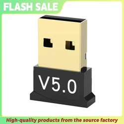 Enhanced Wireless Bluetooth 5.0 USB Adapter for Computers and Laptops (B)