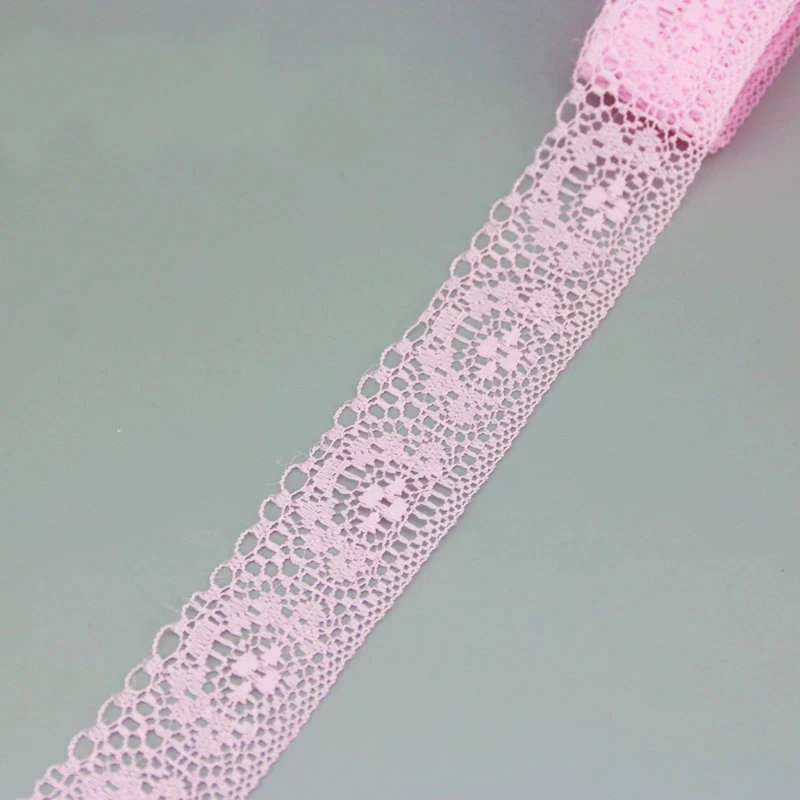 (10 Yards/roll) 40mm White Lace Fabric Webbing Decoration Packing Material Handmade DIY Lace