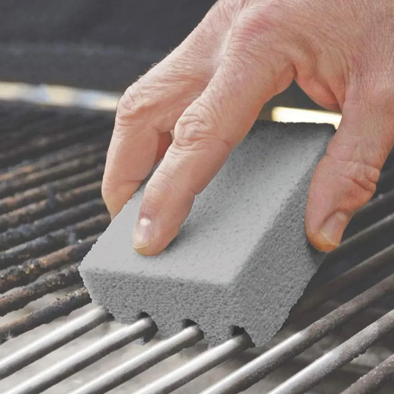 Brick Block Handheld BBQ Cleaning Stone Grill Barbecue Racks Cleaning Brush