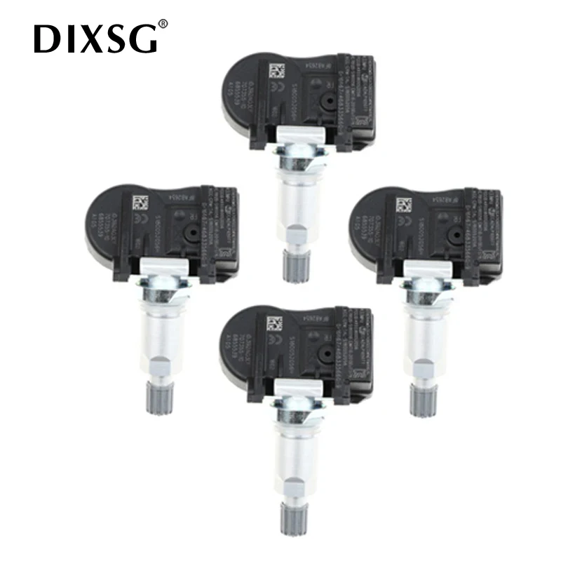 For BMW X1 X2 X5 X6 Tire Pressure Monitor Sensor 4PCS Sensor 36106855539 707355-10 70735510 36106856209 36106881890 433MHZ