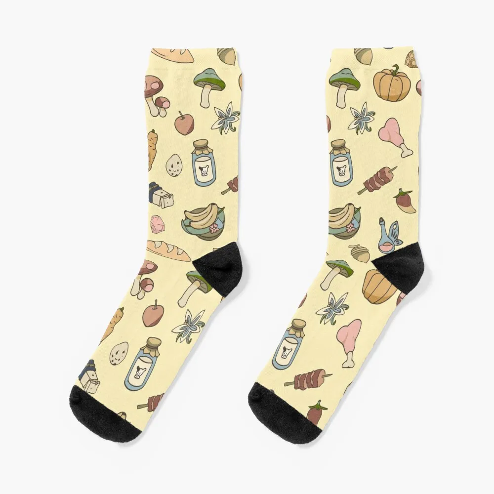 Hylian Wilderchef (Yellow Ver.) Socks bright garter Wholesale Socks For Girls Men's