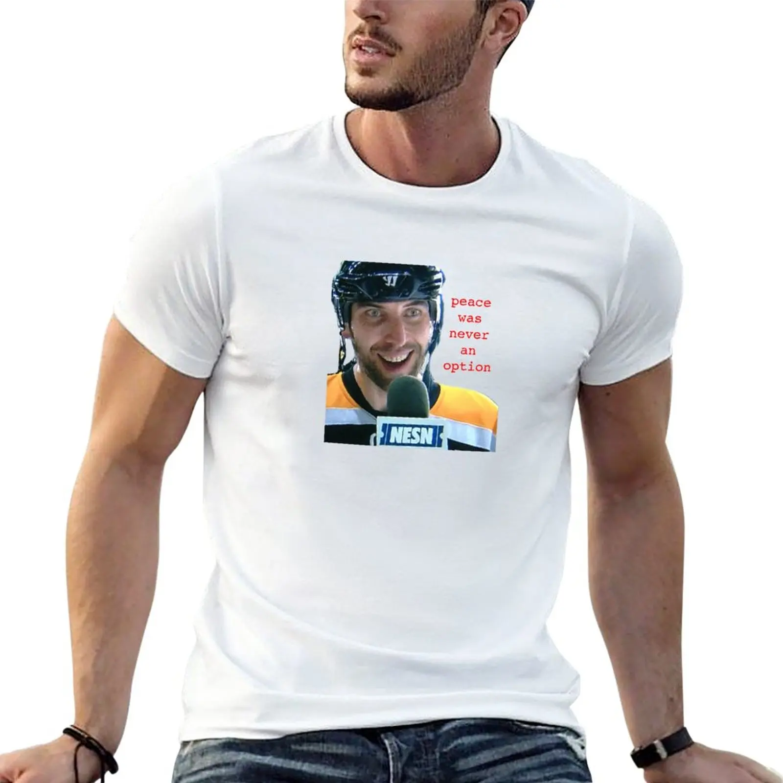 

Новая футболка peace was never an option, летние топы, новое издание, футболка, милая одежда, мужские тренировочные рубашки