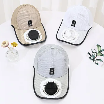 Breathable Solar Fan Baseball Cap 4