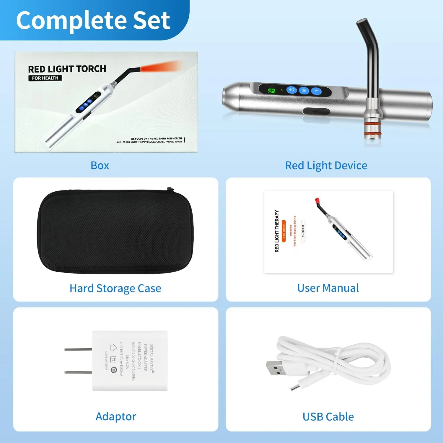 Red Light Therapy for Cold Sore and Canker Sore 660nm 850nm Near Infrared LED Light Therapy Device For Pain Relief Skincare Wand