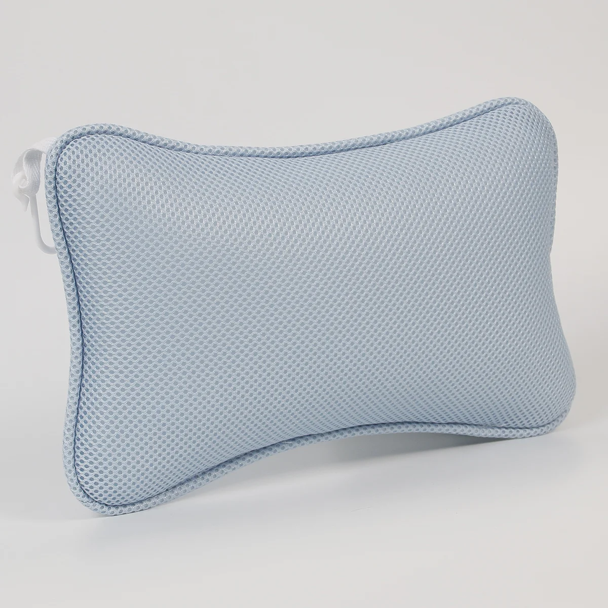 Bath Neck and Back Support Pillow for Bathtub - Soft and Supportive with Suction Cups (Blue)