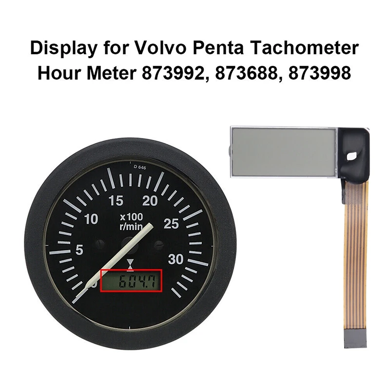 

Тахометр с дисплеем для Volvo Penta 873992, 873686, 873688, 873998