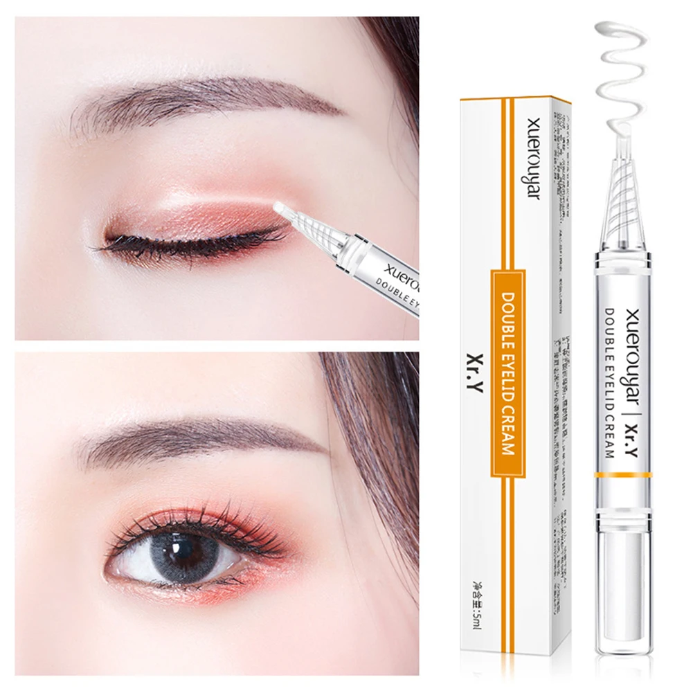 Double Eyelid Setting Cream Long Waterproof Quick Dry Double Eyelid Shaping Lift Cream Long Lasting Firming Makeup Supplies