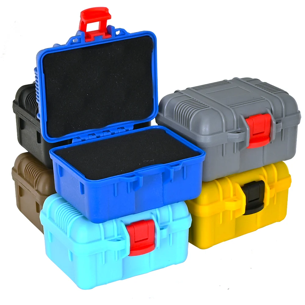 Plastic toolbox Sealed Waterproof Equipment Shockproof Case Safety Protect Tool Organizer Case Portable Storage Camping Outdoor tool case tool organizer tool box organizer tool box