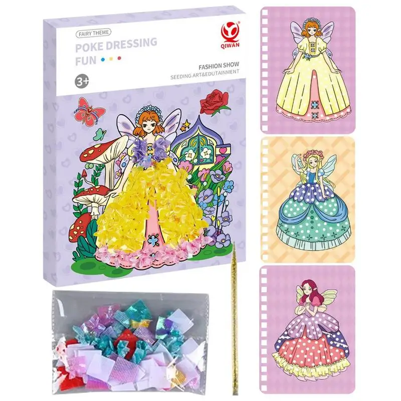 

Наборы для творчества в виде мультяшных героев, 3D, «сделай сам», цветная принцесса, Набор для творчества, творческие игрушки для детей, Наборы для творчества для детей