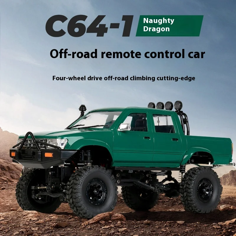 Wpl C64-1 1:16 Four-Wheel Off-Road Vehicle Model Remote Control Electric Car Toy Rc Jimny Cartoy Ja11 For Kids Christmas Gifts 2