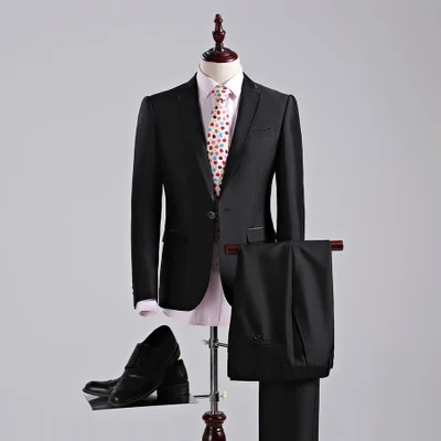 

Men Shiny Personality Fashion Blazer Wedding Groomsman Suit With Pants 2pcs Stage Host Perfermance Suits Cheap Blazers