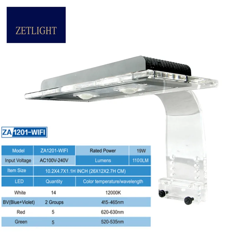 ZETLIGHT ZA-1201 AI ZA1201 ZA1201WIFI LED light coral grow marine