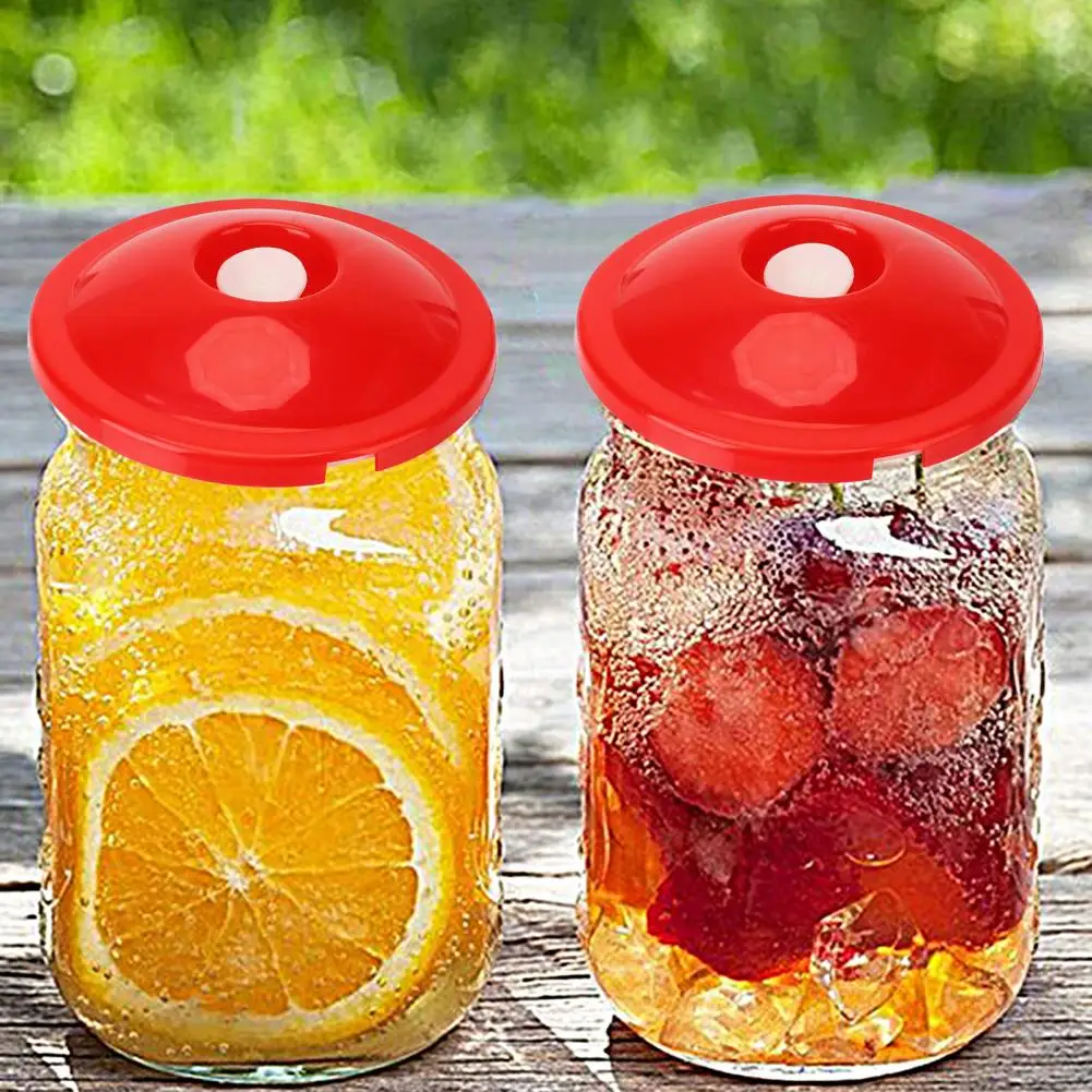 Jar vacuum sealer 1 Set Practical Can sealer Lightweight Jar vacuum sealer BPA Free Multipurpose Easy installation Can lid