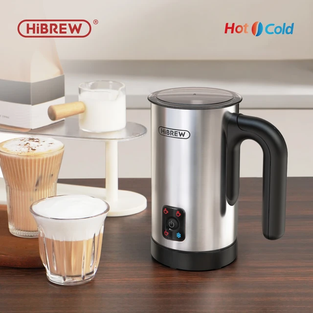 BioloMix-Espumador de leche eléctrico, vaporizador de leche, calentador de  leche, espuma de café para Latte, capuchino, Chocolate caliente - AliExpress