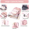 School Backpack for Girls Large Capacity School Bag for Kids Kawaii School Bag for Girls Raincoat Casual Backpack for Teenage 4
