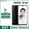 HONOR 10 Lite Smartphone Global firmware CPU HiSilicon Qilin 710 Rear camera pixels 24MP 3400mAh used phone 1